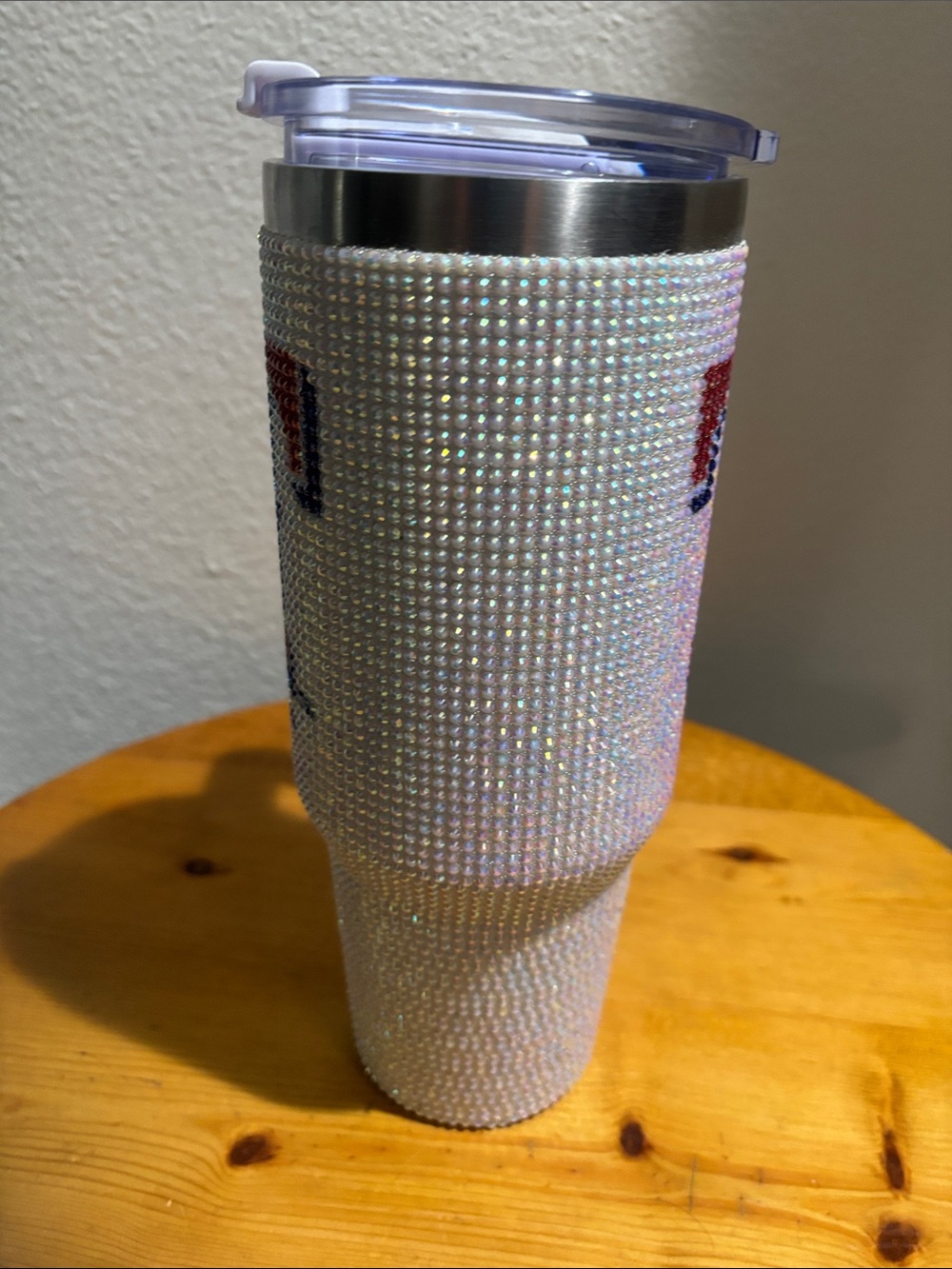 Texas Rangers Rhinestone Travel Mug - Picture 4 of 8